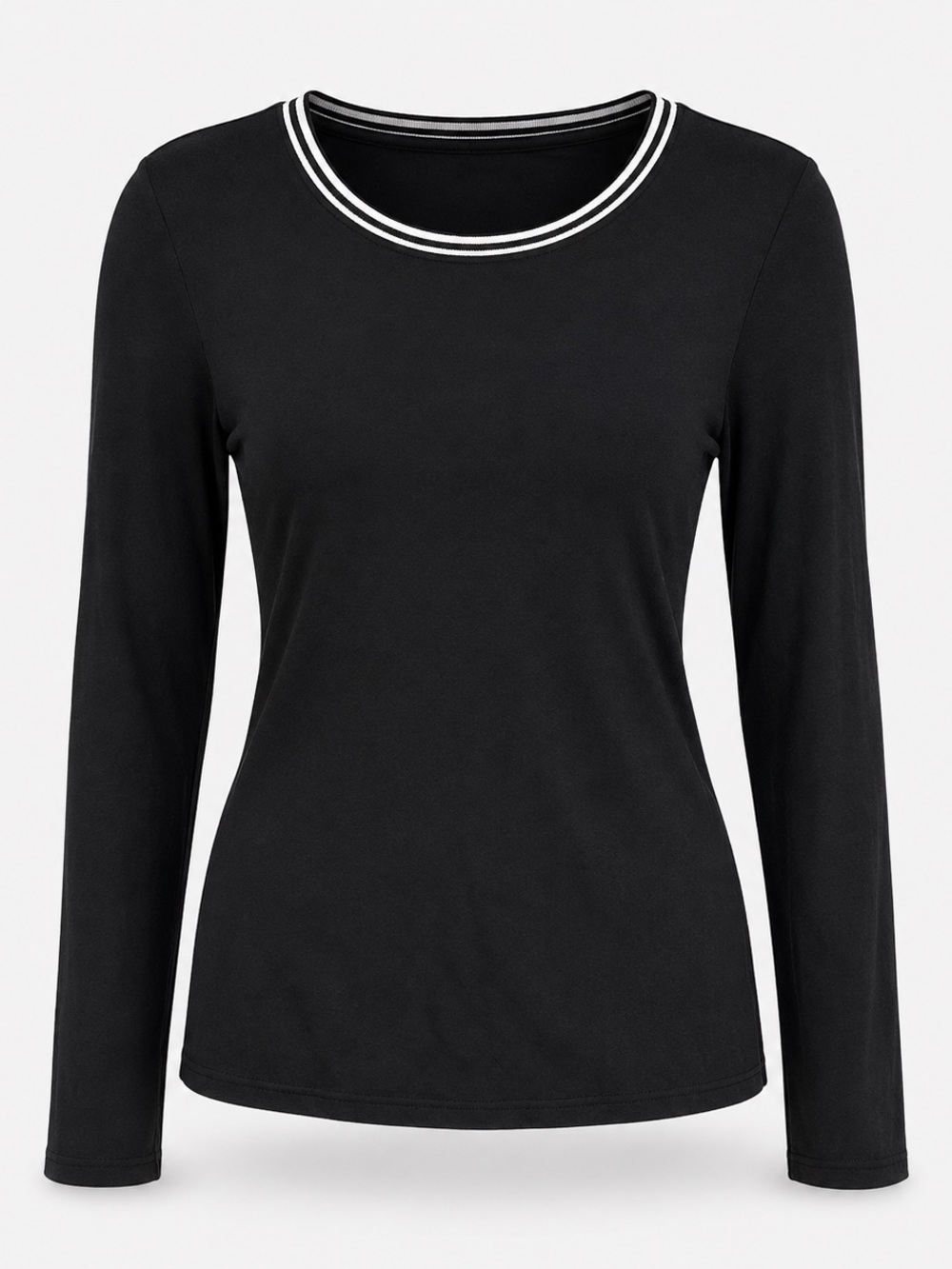 Classic Banana Republic black long-sleeve top